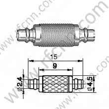 MMCX αρσενικό πτύχωση για RG174 RF Connector