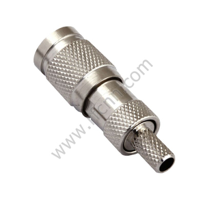 1,0 / 2.3 Ευθεία αρσενική πτύχωση για 75-2-2 RF Connector